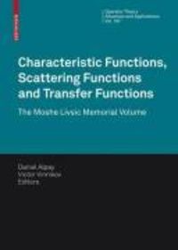 Produktbild: Characteristic Functions, Scattering Functions and Transfer Functions