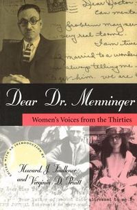 Produktbild: Dear Dr. Menninger: Women's Voices from the Thirties
