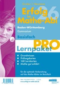 Produktbild: Erfolg im Mathe-Abi 2026 Lernpaket Basisfach 'Pro' Baden-W&uuml;rttemberg Gymnasium