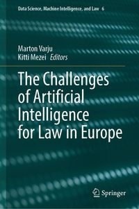 Produktbild: The Challenges of Artificial Intelligence for Law in Europe