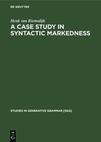 Produktbild: A case study In syntactic markedness