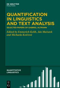 Produktbild: Quantification in Linguistics and Text Analysis