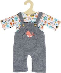Produktbild: Puppen-Latzhose mit T-Shirt ''Wal Bobby'', Gr. 35-45 cm