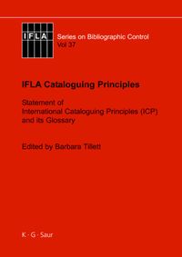 Produktbild: IFLA Cataloguing Principles