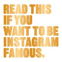 Produktbild: Read This if You Want to Be Instagram Famous