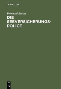 Produktbild: Die Seeversicherungs-Police