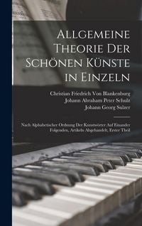 Produktbild: Allgemeine Theorie Der Sch&ouml;nen K&uuml;nste in Einzeln