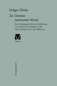 Produktbild: Zur Genese autonomer Moral