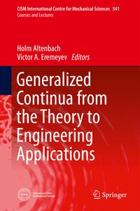 Produktbild: Generalized Continua - from the Theory to Engineering Applications