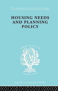 Produktbild: Cullingworth, J: Housing Needs and Planning Policy