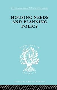 Produktbild: Cullingworth, J: Housing Needs and Planning Policy