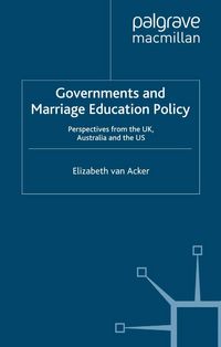 Produktbild: Governments and Marriage Education Policy