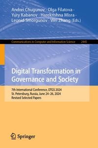 Produktbild: Digital Transformation in Governance and Society