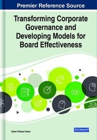 Produktbild: Transforming Corporate Governance and Developing Models for Board Effectiveness