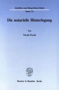 Produktbild: Die notarielle Hinterlegung.