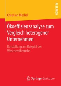 Produktbild: &Ouml;koeffizienzanalyse zum Vergleich heterogener Unternehmen
