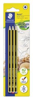 Produktbild: STAEDTLER Bleistifte Noris 120, Made from Upcycled Wood, 3er Set