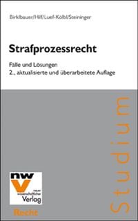 Produktbild: Strafprozessrecht