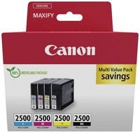 Produktbild: Canon Druckerpatrone PGI-2500 BK/C/M/Y Multipack Original Kombi-Pack Schwarz, Cyan, Magenta, Gelb 9290B006
