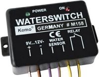 Produktbild: Kemo M158 Wassermelder Baustein 9 V/DC, 12 V/DC