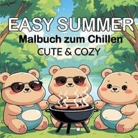 Produktbild: Cozy Malb&uuml;cher / Easy Summer Malbuch f&uuml;r Kinder Malbuch f&uuml;r Erwachsene Cozy Comfy Cute