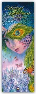 Produktbild: Josephine Wall, Celestial Journeys &ndash; Slimline-Kalender 2027 &ndash; Original Flame Tree Publishing-Kalender Slimeline [Kalender]