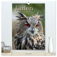 Produktbild: Eulen (hochwertiger Premium Wandkalender 2026 DIN A2 hoch), Kunstdruck in Hochglanz
