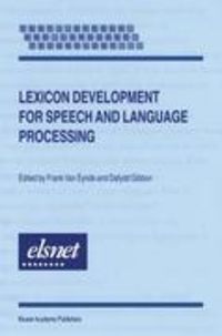 Produktbild: Lexicon Development for Speech and Language Processing