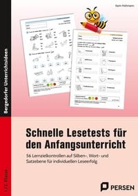 Produktbild: Schnelle Lesetests f&uuml;r den Anfangsunterricht