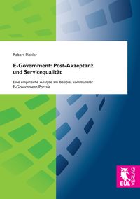 Produktbild: E-Government: Post-Akzeptanz und Servicequalit&auml;t