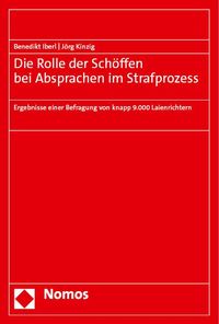 Produktbild: Die Rolle der Sch&ouml;ffen bei Absprachen im Strafprozess