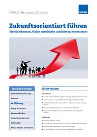 Produktbild: Zukunftsorientiert f&uuml;hren
