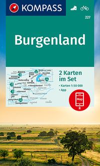 Bild vom Artikel KOMPASS Wanderkarten-Set 227 Burgenland (2 Karten) 1:50.000 vom Autor Kompass-Karten GmbH