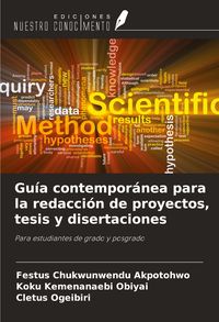 Produktbild: Gu&iacute;a contempor&aacute;nea para la redacci&oacute;n de proyectos, tesis y disertaciones