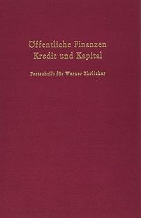 Produktbild: &Ouml;ffentliche Finanzen, Kredit und Kapital.