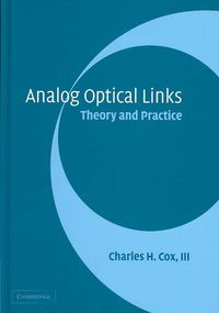 Produktbild: Cox, C: Analog Optical Links