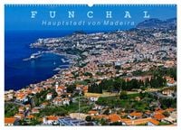 Produktbild: Funchal - Die Hauptstadt von Madeira (Wandkalender 2027 DIN A2 quer), CALVENDO Monatskalender