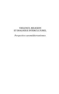 Produktbild: Violence, religion et dialogue interculturel - perspectives