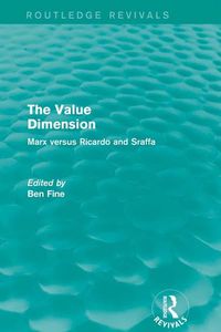 Produktbild: The Value Dimension (Routledge Revivals)