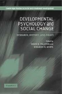 Produktbild: Developmental Psychology and Social Change