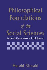 Produktbild: Philosophical Foundations of the Social Sciences