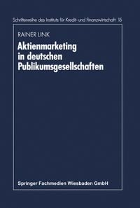 Produktbild: Aktienmarketing in deutschen Publikumsgesellschaften