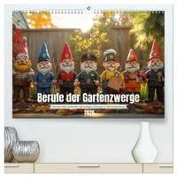 Produktbild: Berufe der Gartenzwerge (hochwertiger Premium Wandkalender 2026 DIN A2 quer), Kunstdruck in Hochglanz