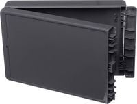 Produktbild: Bopla Bocube B 261706 PC-V0-7024 96016324 Outdoor-Geh&auml;use 170 x 271 x 60 Polycarbonat V0 Graphitgrau (RAL 7024) 1 St.
