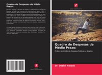 Produktbild: Quadro de Despesas de M&eacute;dio Prazo:
