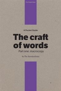 Produktbild: Pocket Guide to the Craft of Words, Part 1 - Macrocopy