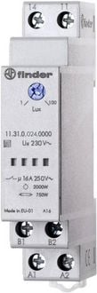 Produktbild: Finder D&auml;mmerungsschalter 1 St. 11.31.0.024.0000 Betriebsspannung:12 V, 24 V Empfindlichkeit Licht: 1, 30 - 80, 1000 lx, lx 1 Schlie&szlig;er