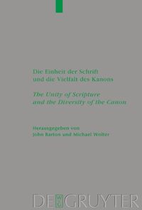 Produktbild: Die Einheit der Schrift und die Vielfalt des Kanons / The Unity of Scripture and the Diversity of the Canon