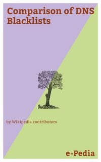 Produktbild: E-Pedia: Comparison of DNS Blacklists