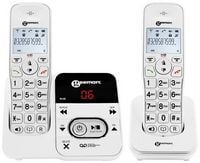 Produktbild: Geemarc AMPLIDECT 295-2 Schnurloses Seniorentelefon Anrufbeantworter Beleuchtetes Display Wei&szlig;